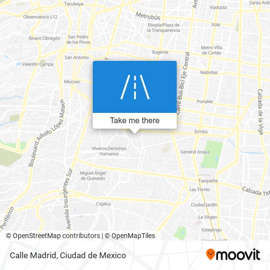 Calle Madrid map