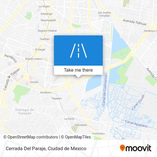Cerrada Del Paraje map