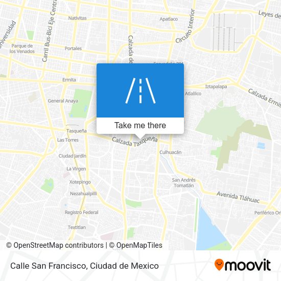 Calle San Francisco map