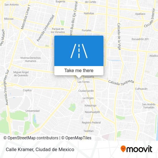 Mapa de Calle Kramer