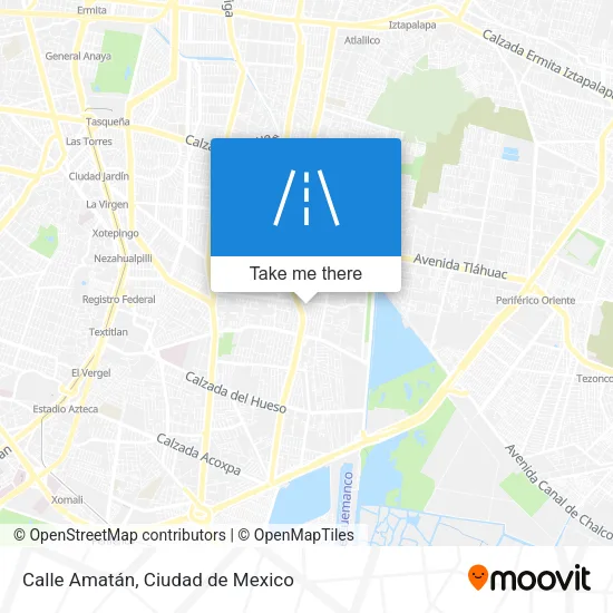 Mapa de Calle Amatán