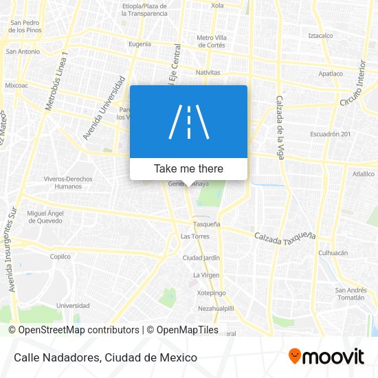 Calle Nadadores map