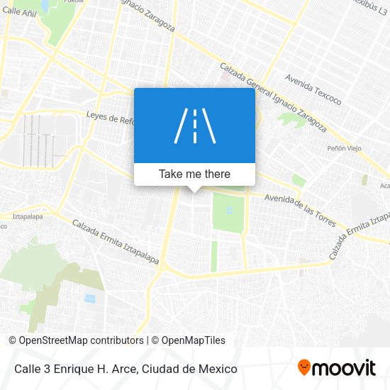 Mapa de Calle 3 Enrique H. Arce