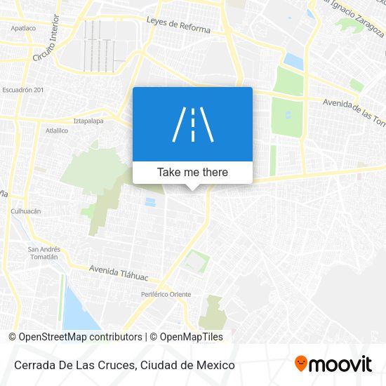 Cerrada De Las Cruces map