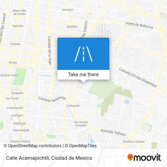 Mapa de Calle Acamapichtli