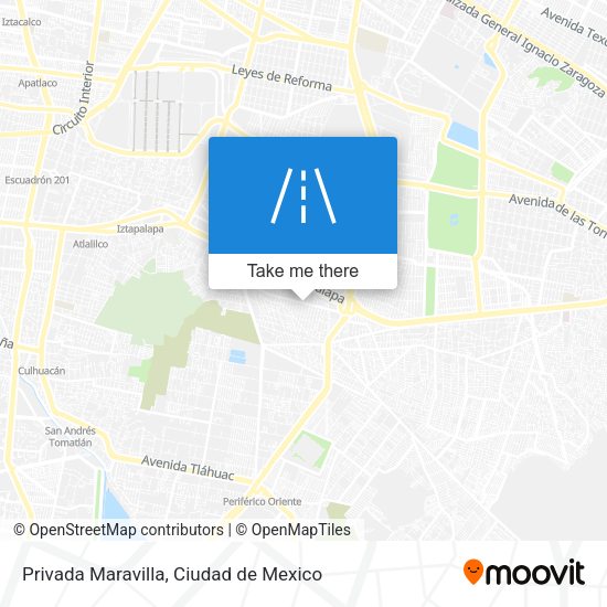 Privada Maravilla map