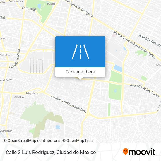 Mapa de Calle 2 Luis Rodríguez