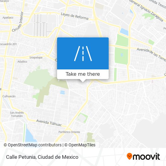 Calle Petunia map