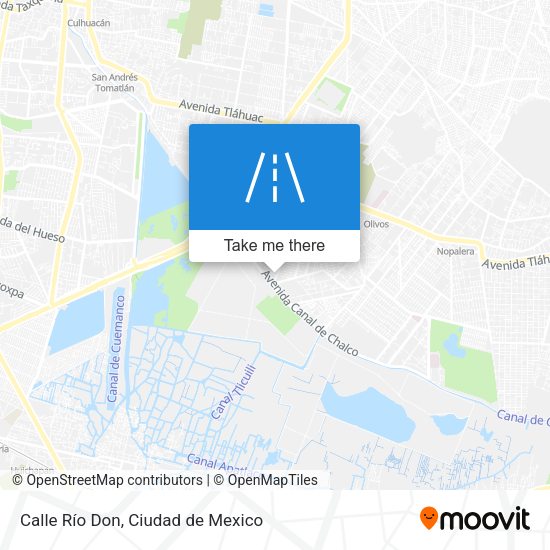 Mapa de Calle Río Don