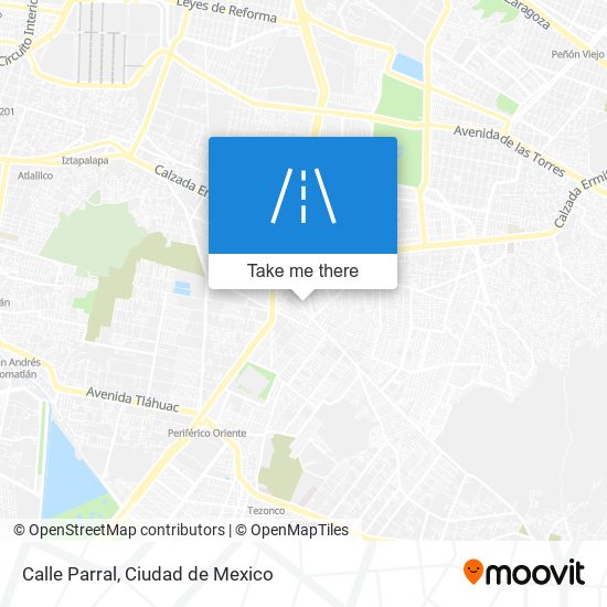 Calle Parral map