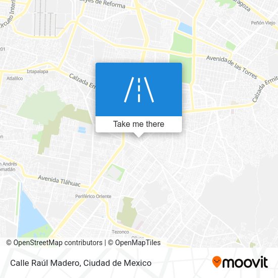 Calle Raúl Madero map
