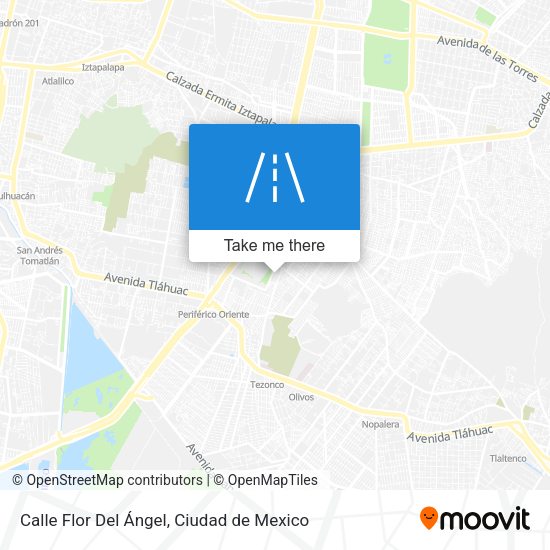 Calle Flor Del Ángel map