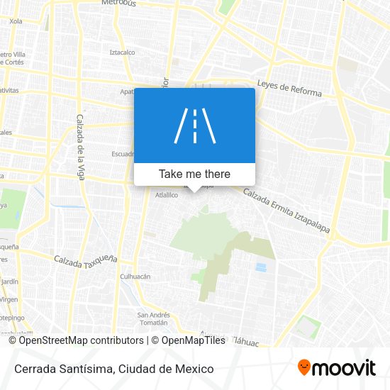 Cerrada Santísima map
