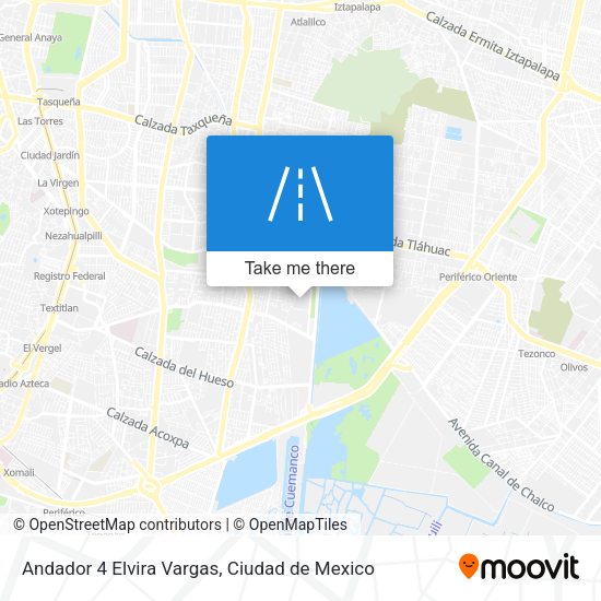 Andador 4 Elvira Vargas map