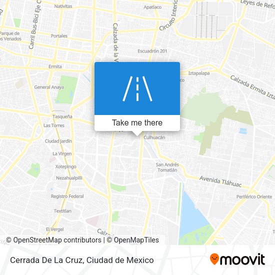 Mapa de Cerrada De La Cruz