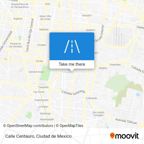 Mapa de Calle Centauro