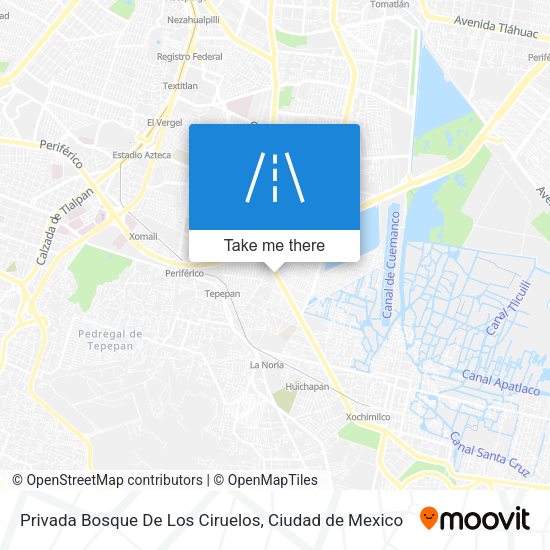 Mapa de Privada Bosque De Los Ciruelos