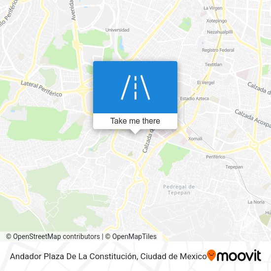 Andador Plaza De La Constitución map
