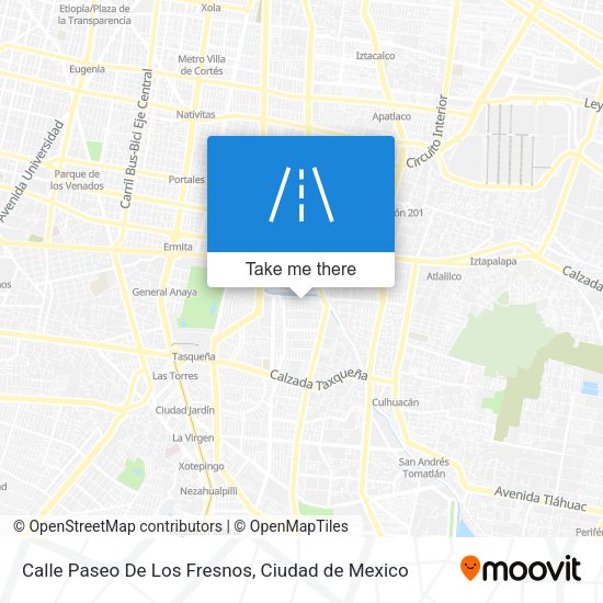 Calle Paseo De Los Fresnos map