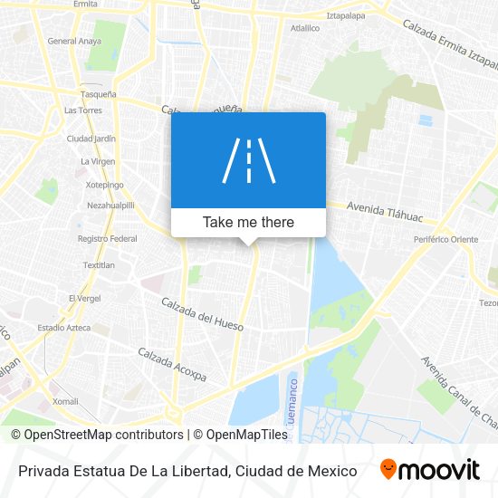 Privada Estatua De La Libertad map