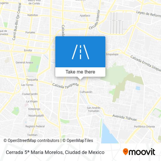 Cerrada 5ª María Morelos map