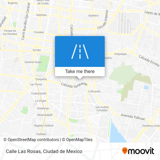 Calle Las Rosas map