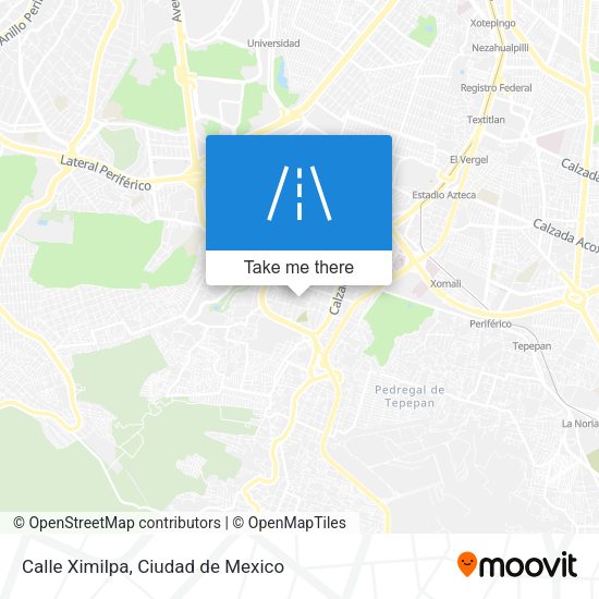 Calle Ximilpa map