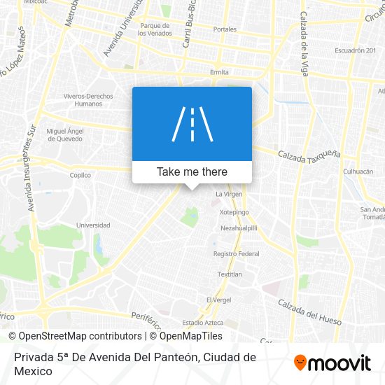 Mapa de Privada 5ª De Avenida Del Panteón