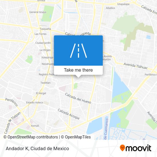 Mapa de Andador K