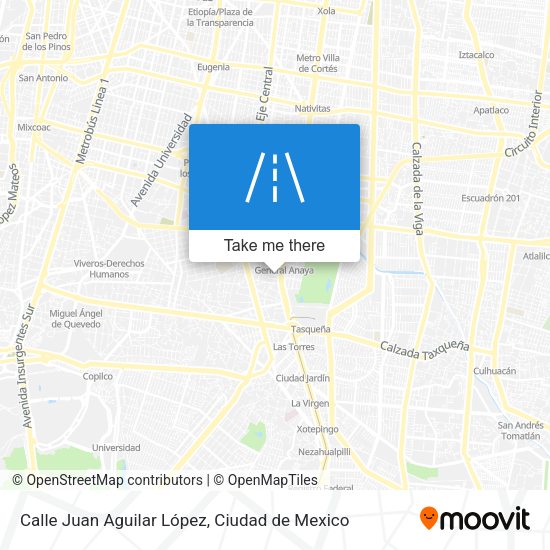 Mapa de Calle Juan Aguilar López