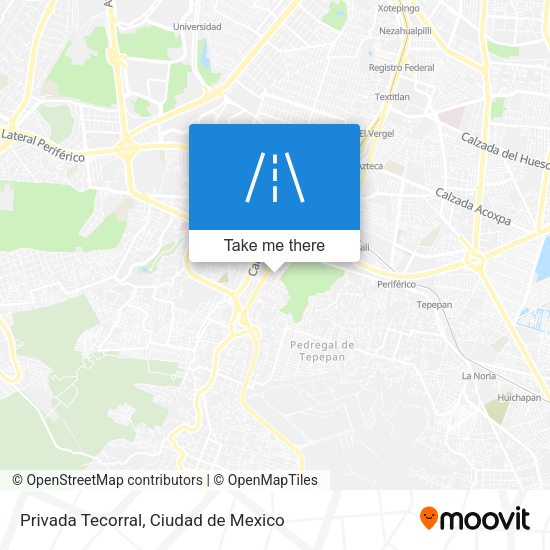 Mapa de Privada Tecorral
