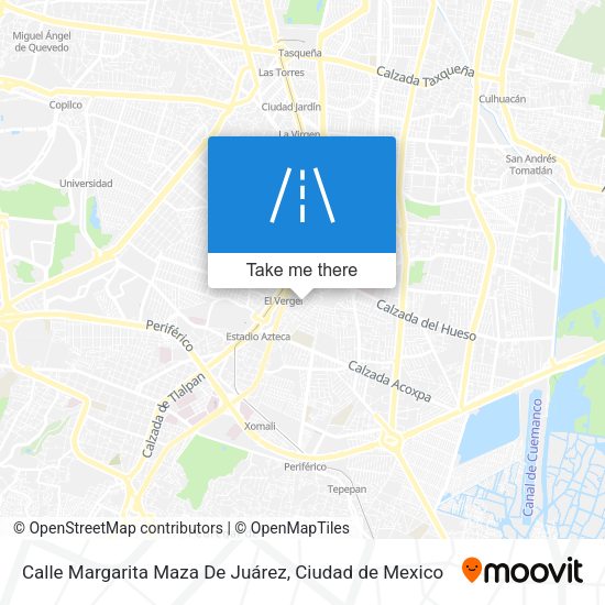 Mapa de Calle Margarita Maza De Juárez