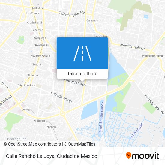 Mapa de Calle Rancho La Joya