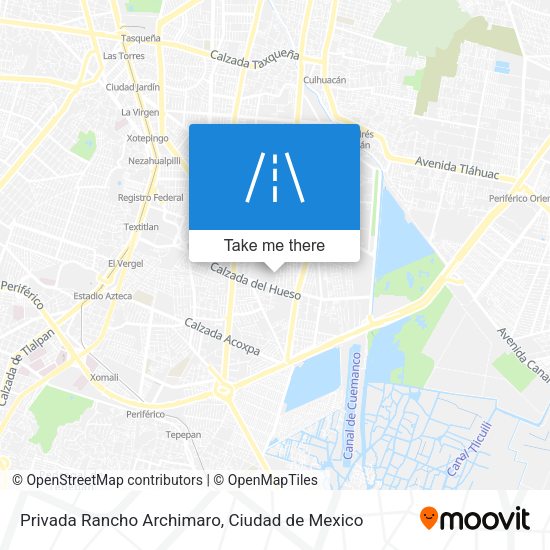 Mapa de Privada Rancho Archimaro