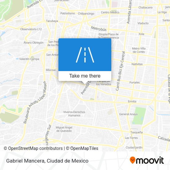Mapa de Gabriel Mancera