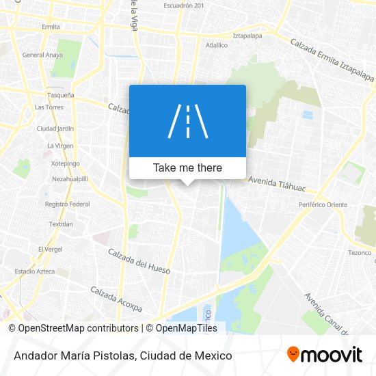 Andador María Pistolas map