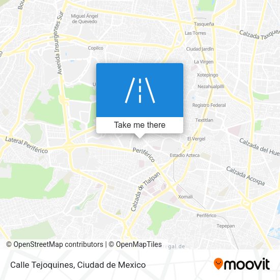 Calle Tejoquines map