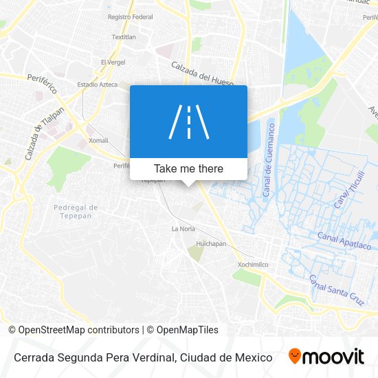 Cerrada Segunda Pera Verdinal map