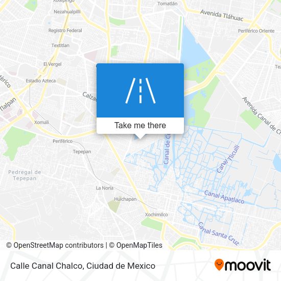 Calle Canal Chalco map
