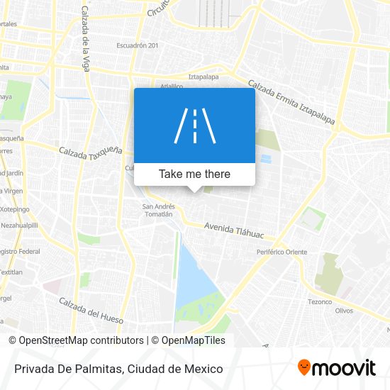 Privada De Palmitas map