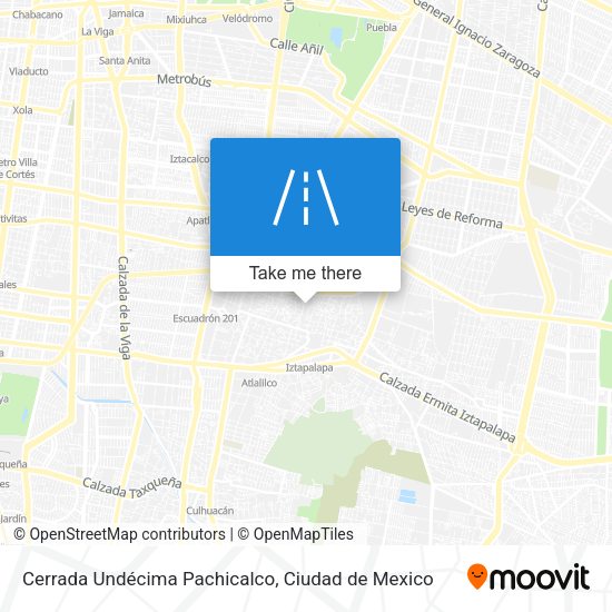 Mapa de Cerrada Undécima Pachicalco