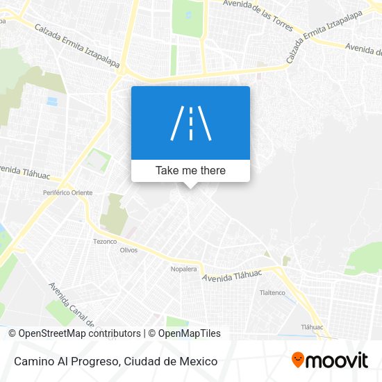 Camino Al Progreso map