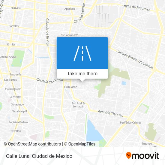 Mapa de Calle Luna