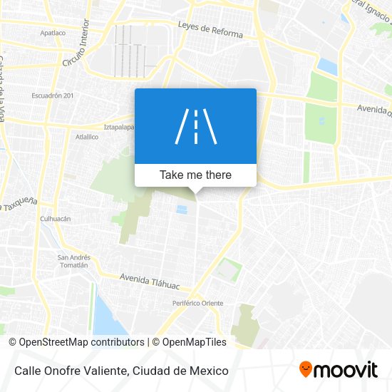 Calle Onofre Valiente map