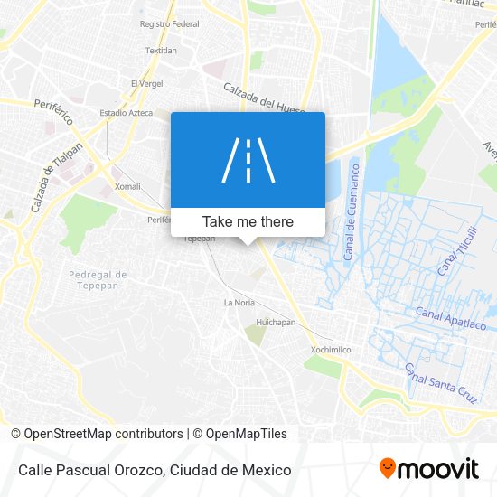 Mapa de Calle Pascual Orozco