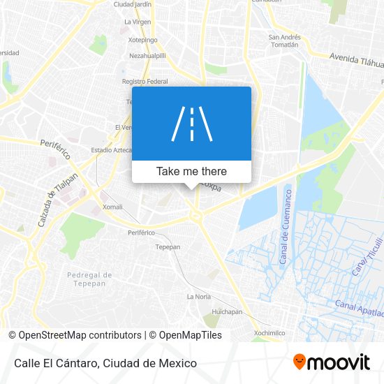 Calle El Cántaro map