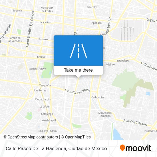 Mapa de Calle Paseo De La Hacienda