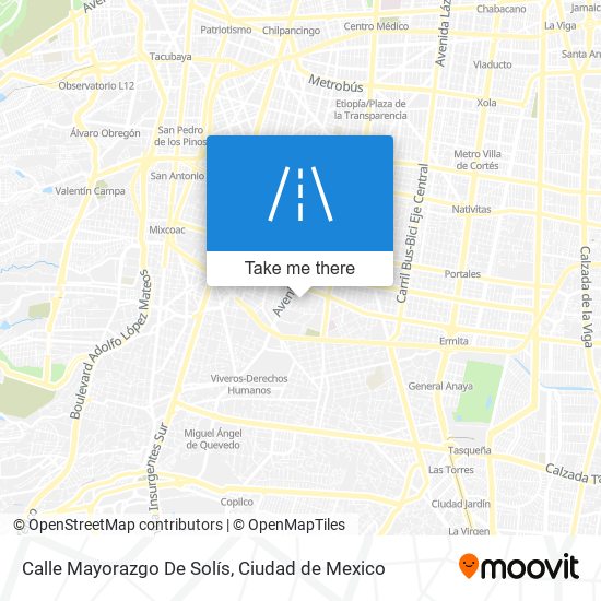 Mapa de Calle Mayorazgo De Solís