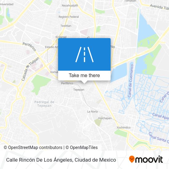 Calle Rincón De Los Ángeles map