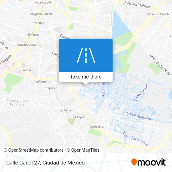 Mapa de Calle Canal 27